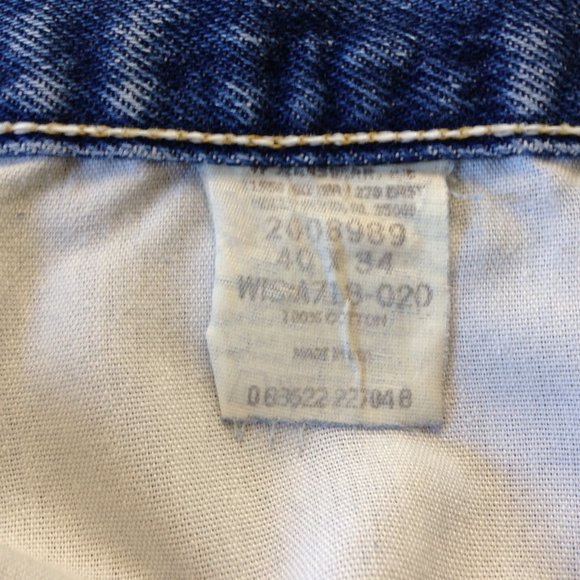 Vintage Lee Jeans Distressed Straight Leg 38 / 34 - Picture 14 of 16